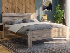 Posteľ Lina 180x200 cm, šedý buk