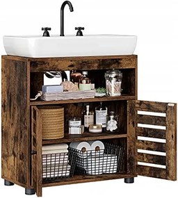 LEOBERT Skrinka pod umývadlo – rustikálny štýl