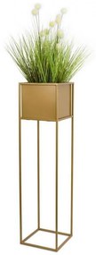 Stojan na kvety 90x24 cm zlatá