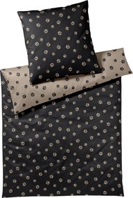 XXXLutz POSTEĽNÁ BIELIZEŇ, makosatén, čierna, 140/200 cm Elegante - Obliečky & plachty - 004977045802