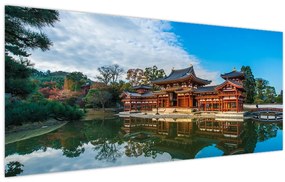 Obraz - Chrám Byodo-in, Japonsko (120x50 cm)