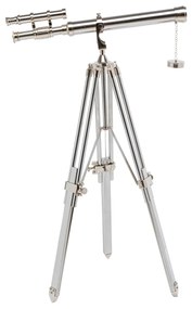 Telescope dekorácia strieborná 125 cm