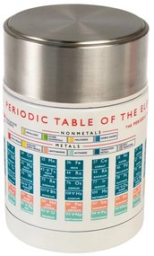 Krémová/v striebornej farbe termoska na jedlo/detská 450 ml Periodic Table – Rex London