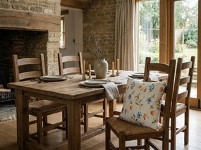 Mikroflanelová obliečka na vankúš GENTLE LEAVES 40x50 cm, krémová