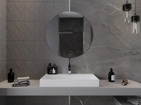 Mexen Alto kúpeľňové okrúhle zrkadlo 80 cm - 9853-080-080-000-00