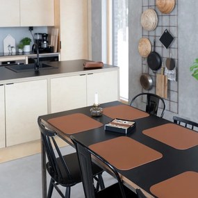 Prestieranie 32x38, recyklovaná koža / hnedé