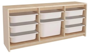 Organizér na hračky Dremonka 8 (breza + biela). Akcia -18%. Vlastná spoľahlivá doprava až k Vám domov. 1124319