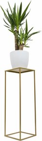 STOJAN NA KVETINÁČ SIMPLE 70X24X24 CM ZLATÁ