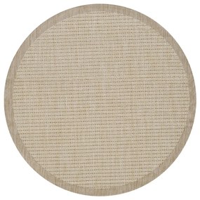 Béžový okrúhly vonkajší koberec ø 120 cm Giza – Ayyildiz Carpets
