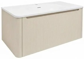 Kúpeľňová skrinka s umývadlom Naturel Austen 99x47,5x45 cm light pine mat AUSTEN100LP