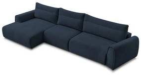 Tmavomodrá rohová pohovka Aden – Bobochic Paris