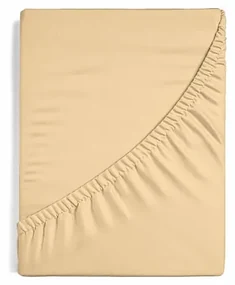 Napínacia plachta na posteľ - Sand Jersey 200/200/25