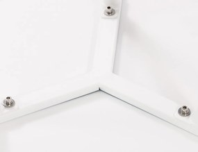 Konferenčný stolík Minot - v45 x Ø60 cm - Biela