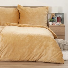 4home obliečky mikroflanel béžová, 140 x 200 cm, 70 x 90 cm