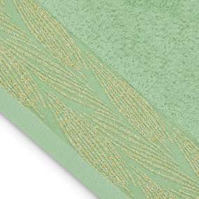 Sada 6 ks ručníků ALLIUM klasický styl zelená