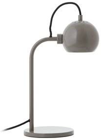 FRANDSEN Ball Single stolová lampa, tmavosivá