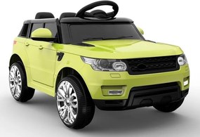 LEAN CARS Elektrické autíčko HL1638 s diaľkovým ovládaním, MP3 a LED svetlom zelené