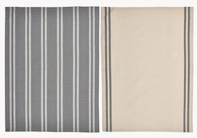 Pruhované bavlnené kuchynské utierky Soft Tools, 2 ks