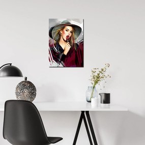 Gario Obraz na plátne Žena s lízankou v klobúku - Dmitry Belov Rozmery: 40 x 60 cm