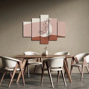 Obraz - Boho listy N⁰2 (150x105 cm)