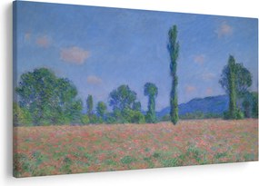 Obraz - Claude Monet, Poppy Field (Giverny), reprodukcia (90x60 cm)