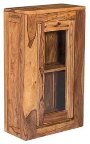 furniture-nabytek.cz - Masívna kúpeľňová skrinka Leeston z palisandru, hnedá, lakovaná – 42×25×70 cm