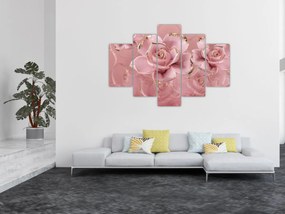 Obraz - Kvetinový dekor (150x105 cm)