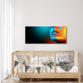 Obraz - Trblietavá tvár (120x50 cm)