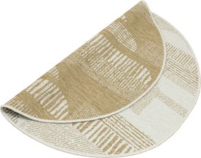 Obojstranný koberec BRUSSELS 206131/10820 béžový / krémový kruh