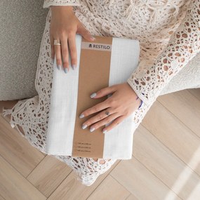 Biely záves 140x270 cm Valeta – Restilo