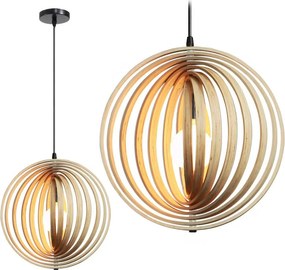 Toolight Toolight, stropné svietidlo 1xE27 APP1278-1CP, prírodná hnedá, OSW-00922