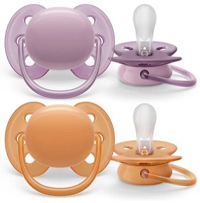 Dojčenský cumlík Ultrasoft Premium Avent 6-18 miesacov 2 ks dievča, vel. 6-18 m