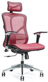 Ergonomická kancelárska stolička Ergo 500, červená
