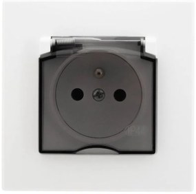 GPH-1LZ Zásuvka odolná voči striekajúcej vode biely