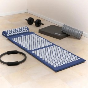 MAXXIVA 81654 Akupresúrna podložka s vankúšom, 130 x 50 cm, modrá
