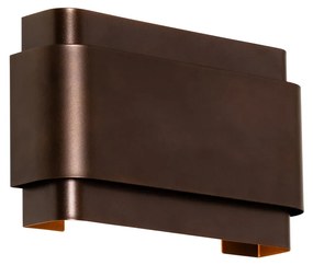 Priemyselná nástenná lampa tmavo bronzová 2-svetlá - Coen
