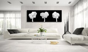 Artgeist Obraz - Geometrical Trees Veľkosť: 150x50, Verzia: Na talianskom plátne