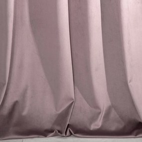 Pudrový zamatový záves AURORA s aplikáciou lesklých kamienkov 140 x 270 cm