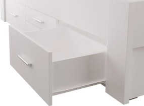 Postel Iwetta 180x200 cm, biela