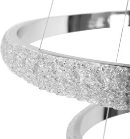 Toolight Toolight, LED závesné osvetlenie 63cm, 80W, G046-2CP, chrómová, OSW-06314
