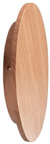 Toolight Toolight, LED nástenné svietidlo 20cm 12W APP1405-W WOOD, prírodná hnedá, OSW-03086