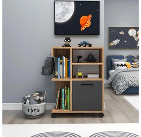 Kúpelňová skrinka Rebooke (borovica atlantická + antracit). Vlastná spoľahlivá doprava až k Vám domov. 1107773