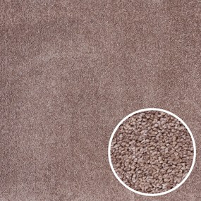 ITC, Metrážny koberec Feliz 068, na mieru, šíře 4m, ružová, filc, detská izba