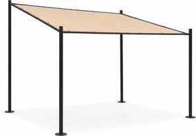 Zahradní pergola Lowa 3x3 m béžová/černá