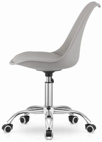 SUPPLIES ALBA Otočná stolička - šedá farba