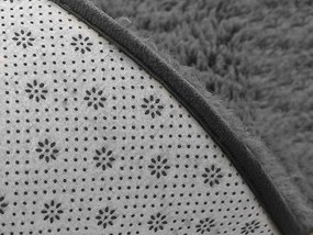 TZ Tmavosivý obdĺžnikový koberec Alpaka Rozmer: 80x150