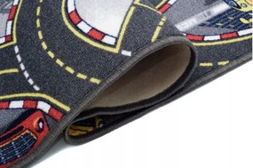 Detský koberček CARS 2 ŠEDÝ