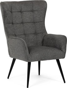 Relaxačné kreslo 315 GREY2, tmavosivá