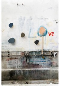 Modrý nástenný oceľový háčik Dot S Nupo – LIND DNA