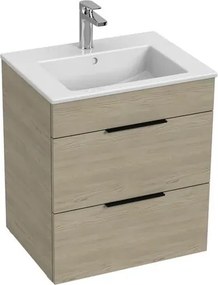 Jika Cube kúpeľňová skrinka s umývadlom 55x43x62,2 cm jaseň H4536121765141